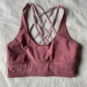 Lululemon Free To Be Moved Bra Quicksand / Porcelain Pink